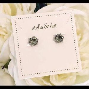 Stella and Dot Smoky Studs